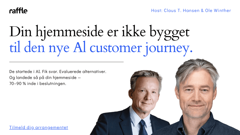 Hvis du virkelig vil have, at din hjemmeside skal konvertere i en verden, hvor kunderne starter med AI, er det værd at afsætte 25 minutter til dette.